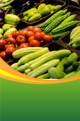 簡約新鮮農(nóng)產(chǎn)品海報