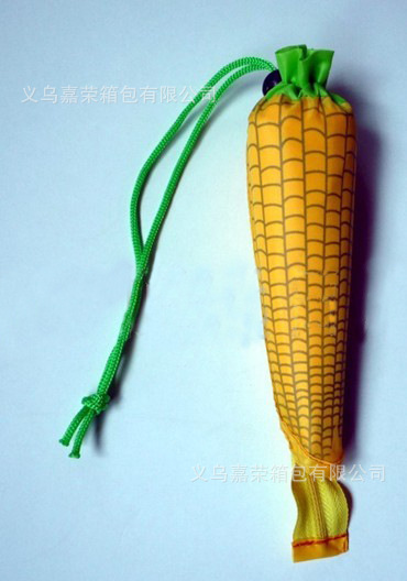 【廠家直銷蔬菜玉米折疊購物袋 超市滌綸環保袋 尼龍創意購物袋】價格,廠家,圖片,家用購物籃、袋、車,義烏嘉榮箱包-